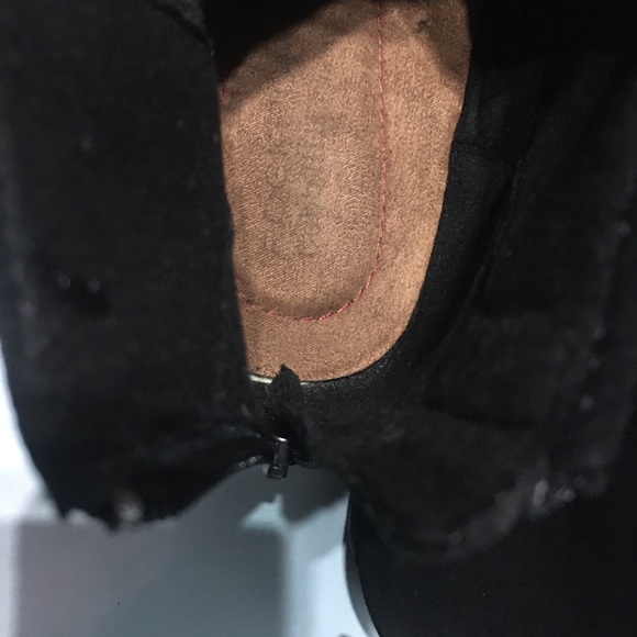 ROCKPORT Black Ankle Booties Zip Backs Size 9M - Picture 10 of 10